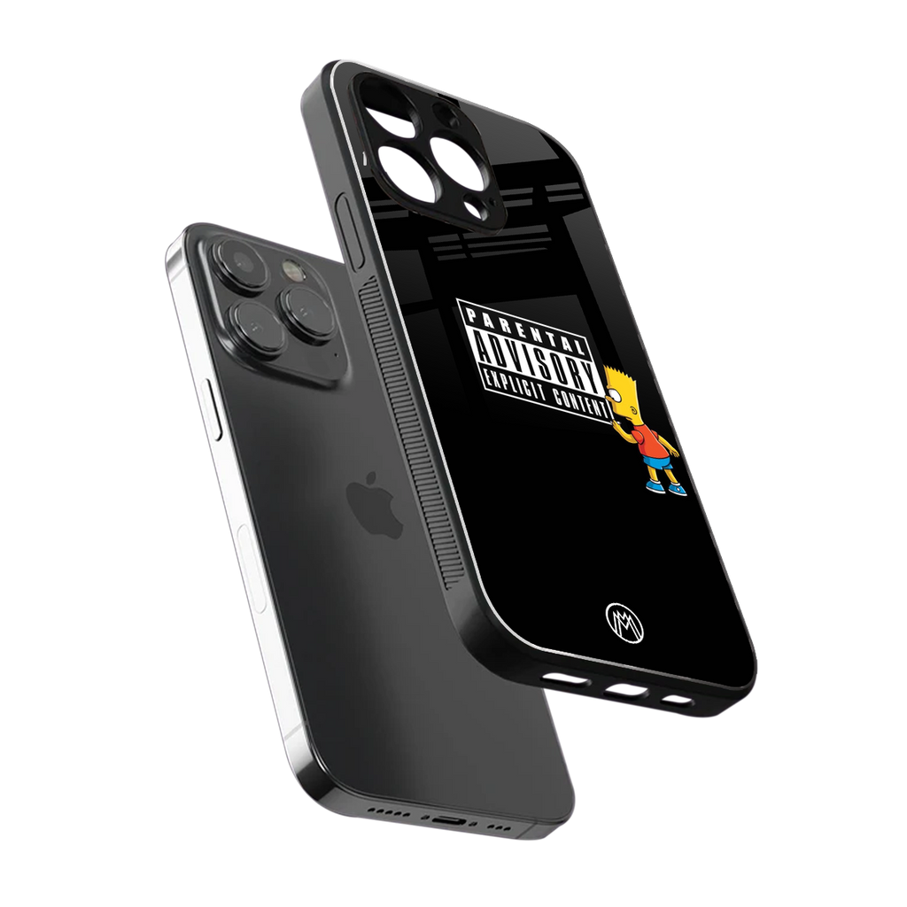 advisory back phone cover | glass case for iphone 15 pro