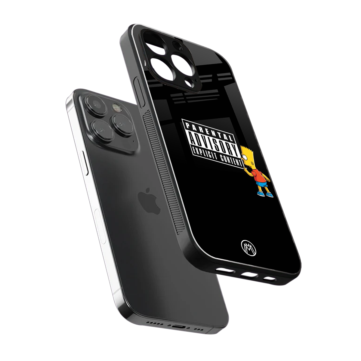 advisory back phone cover | glass case for iphone 15 pro
