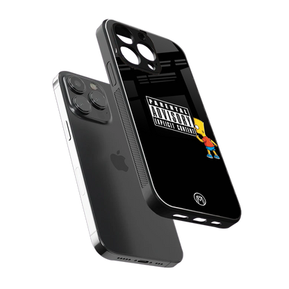 advisory back phone cover | glass case for iphone 16 pro max