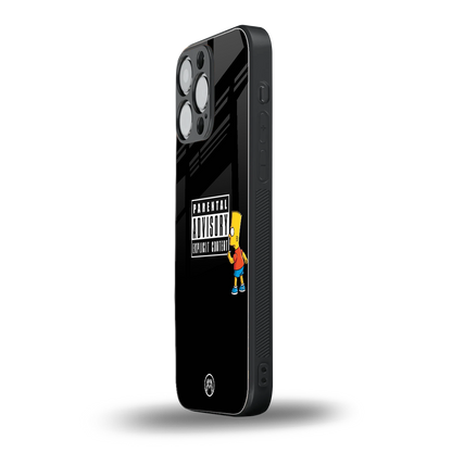 advisory back phone cover | glass case for iphone 16 pro max