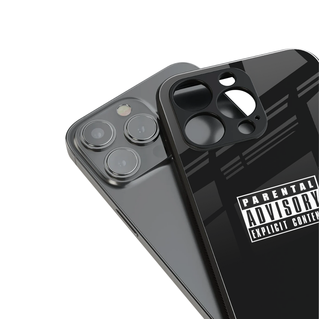advisory back phone cover | glass case for iphone 14 pro max