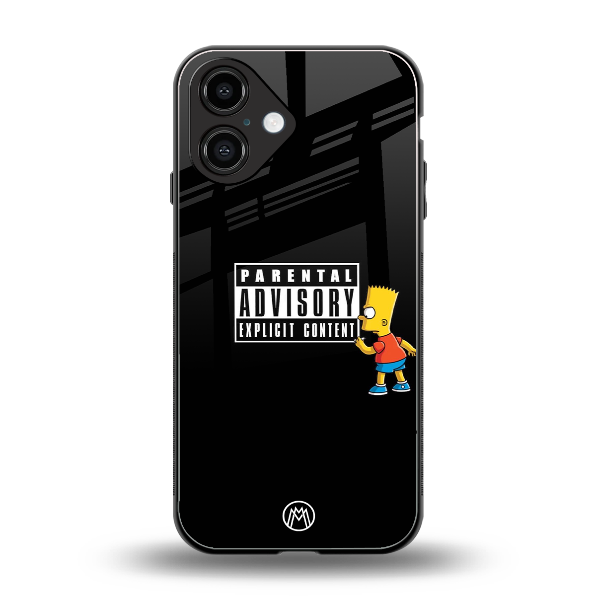 advisory back phone cover | glass case for iphone 16