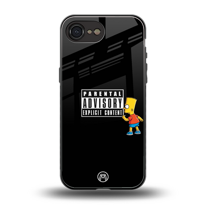 advisory back phone cover | glass case for iphone 16e