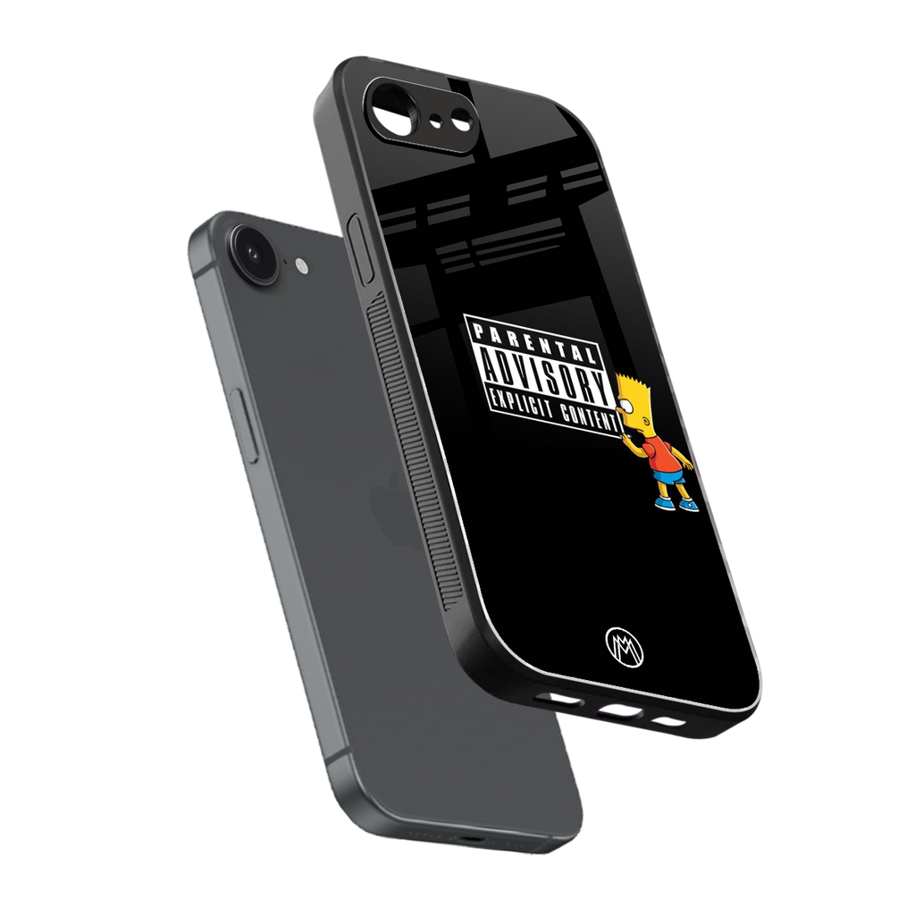 advisory back phone cover | glass case for iphone 16e