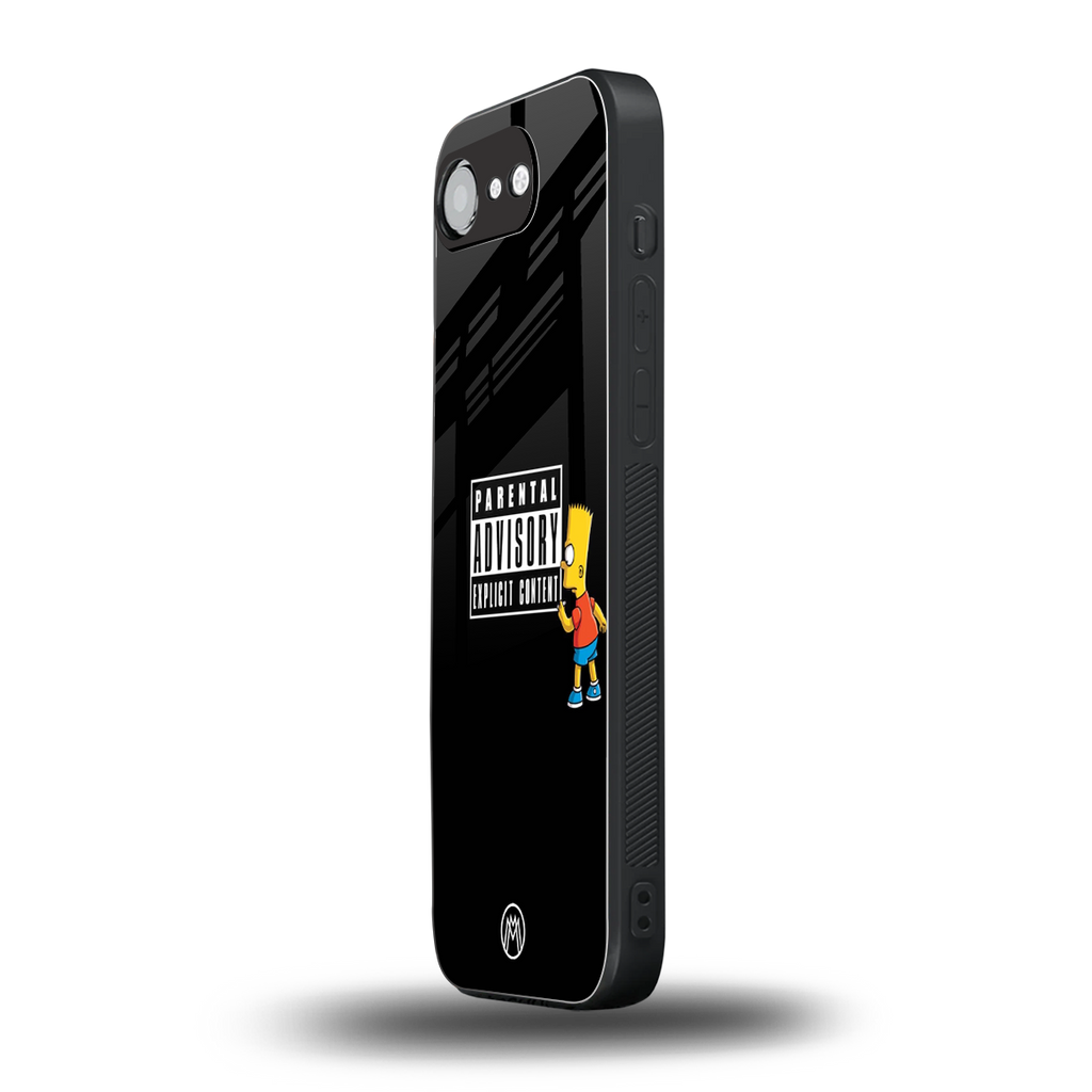 advisory back phone cover | glass case for iphone 16e