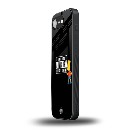 advisory back phone cover | glass case for iphone 16e