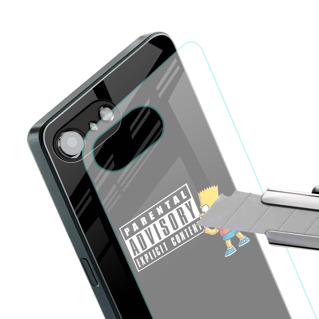 advisory back phone cover | glass case for iphone 16e