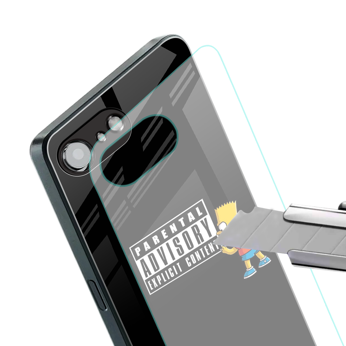 advisory back phone cover | glass case for iphone 16e