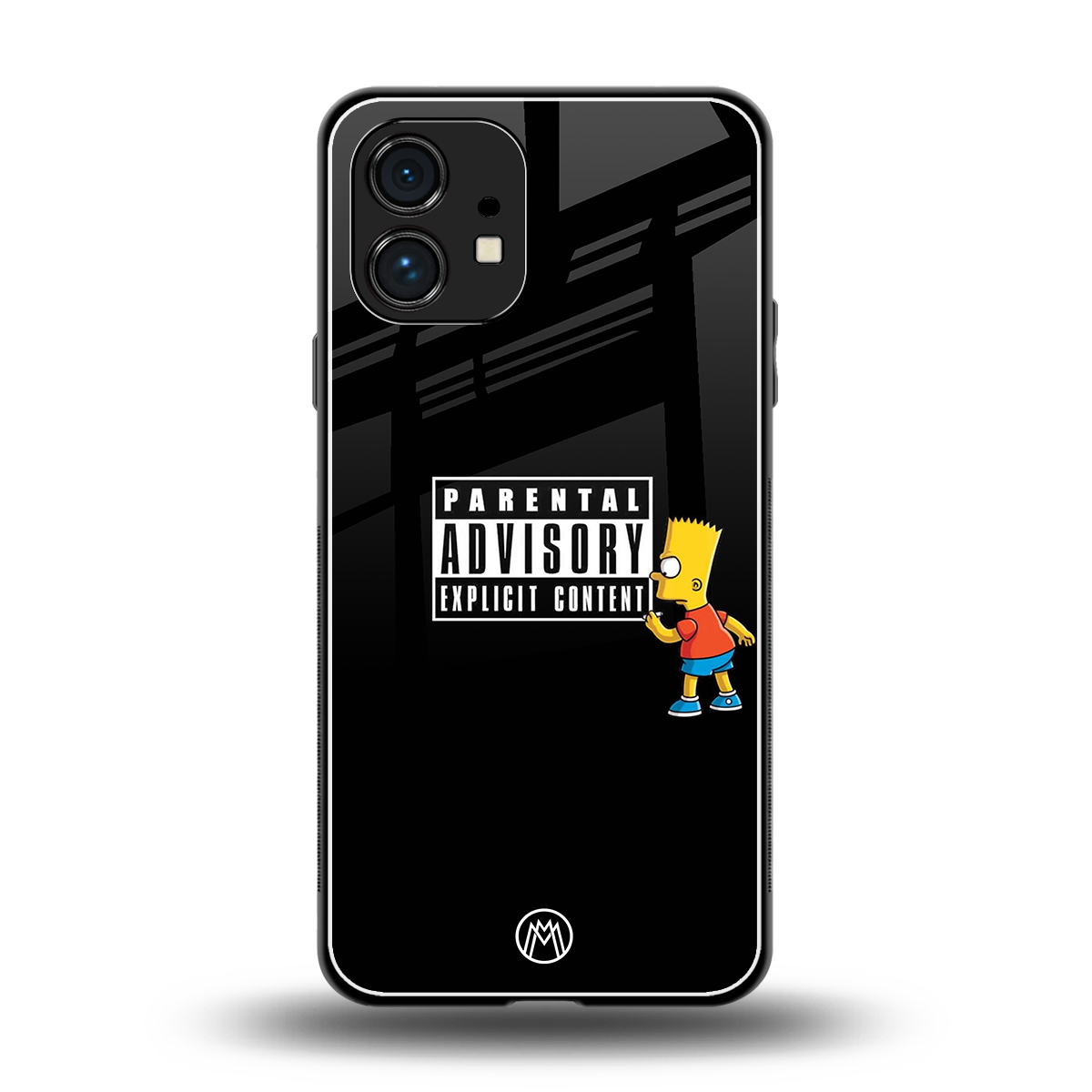 advisory back phone cover | glass case for nothing phone 1