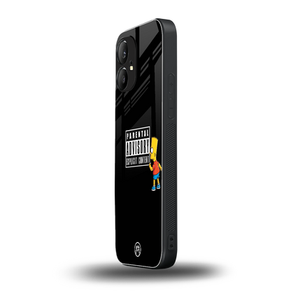 advisory back phone cover | glass case for nothing phone 1