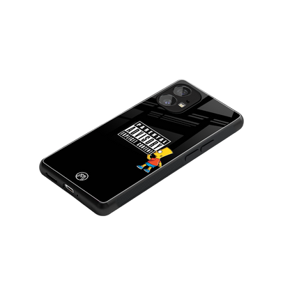 advisory back phone cover | glass case for nothing phone 1