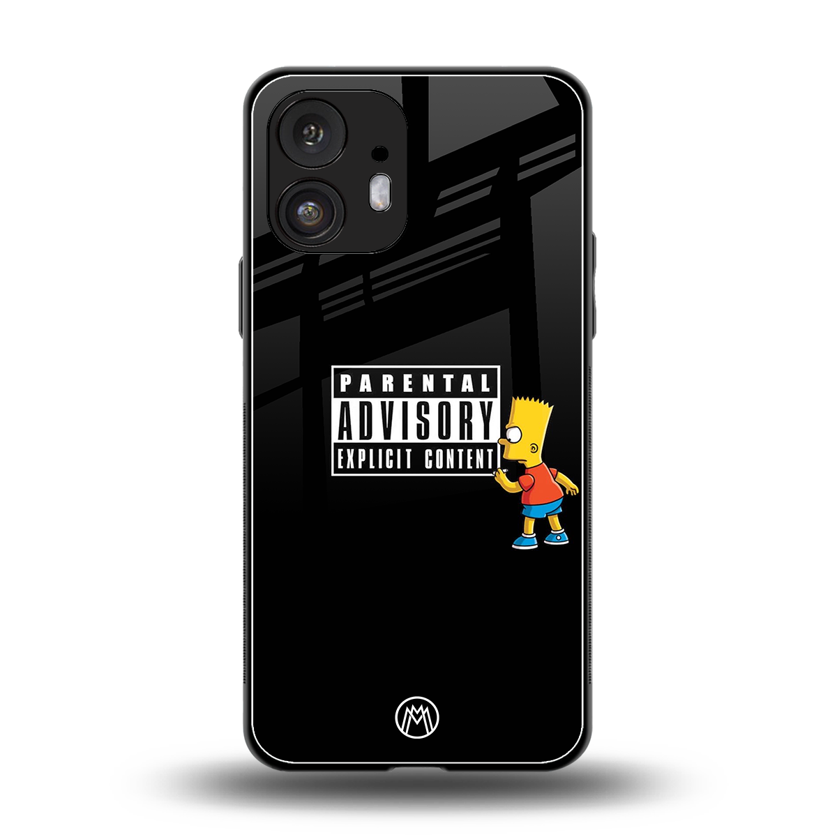 advisory back phone cover | glass case for nothing phone 2