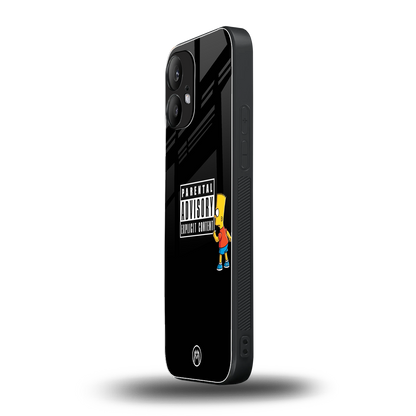 advisory back phone cover | glass case for nothing phone 2