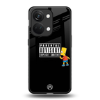 advisory back phone cover | glass case for oneplus nord 3