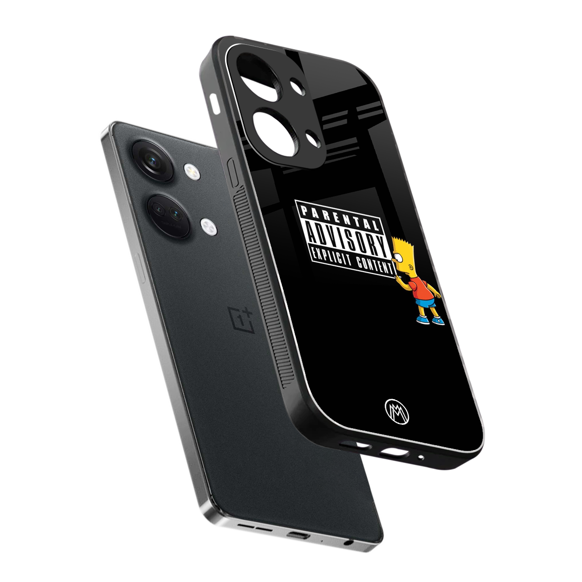 advisory back phone cover | glass case for oneplus nord 3