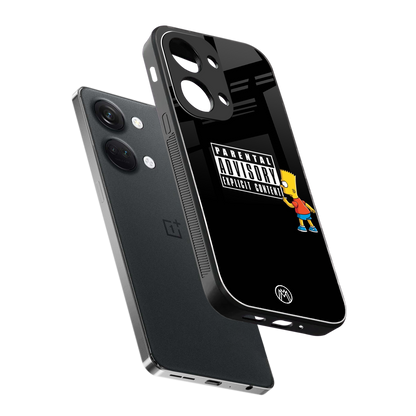 advisory back phone cover | glass case for oneplus nord 3