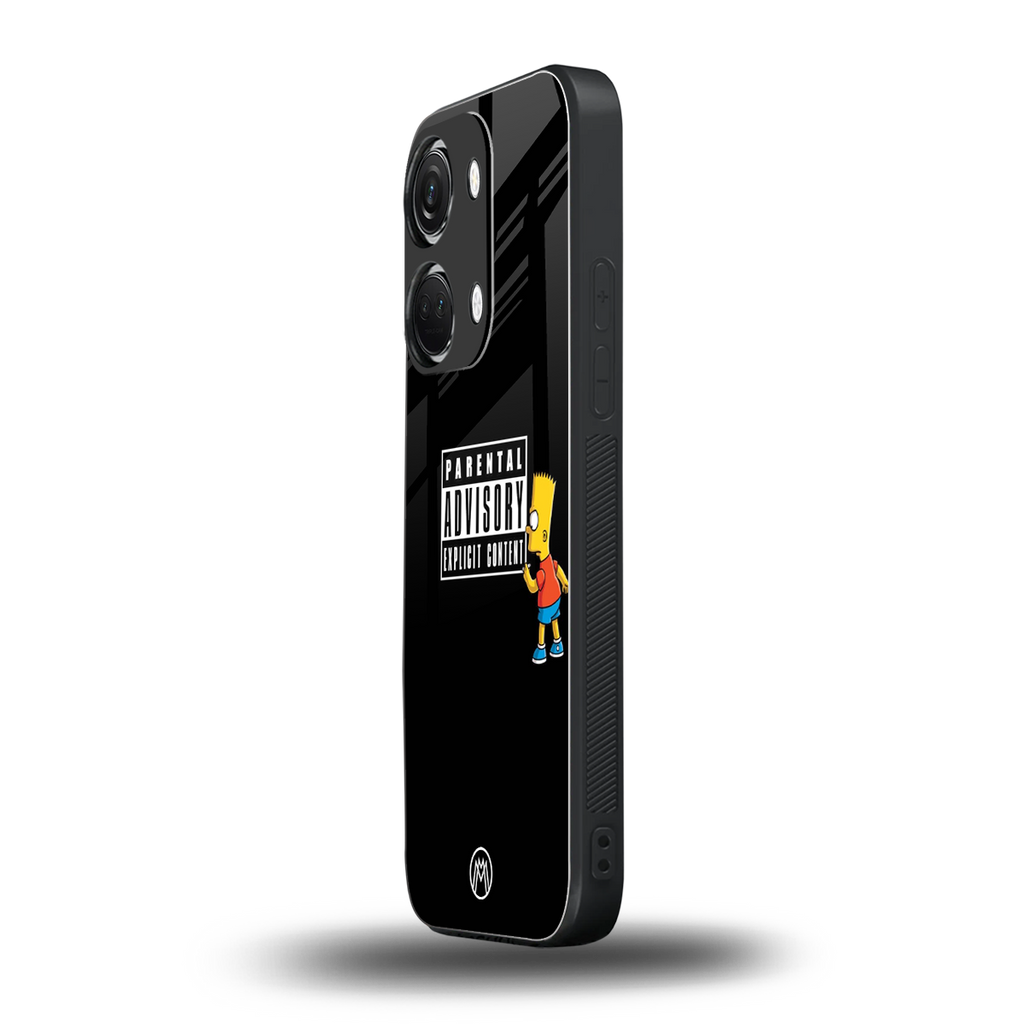 advisory back phone cover | glass case for oneplus nord 3
