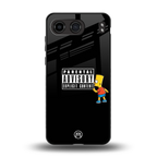 advisory back phone cover | glass case for oneplus nord 4