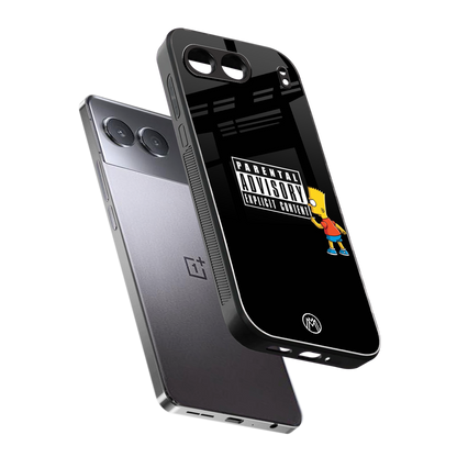 advisory back phone cover | glass case for oneplus nord 4