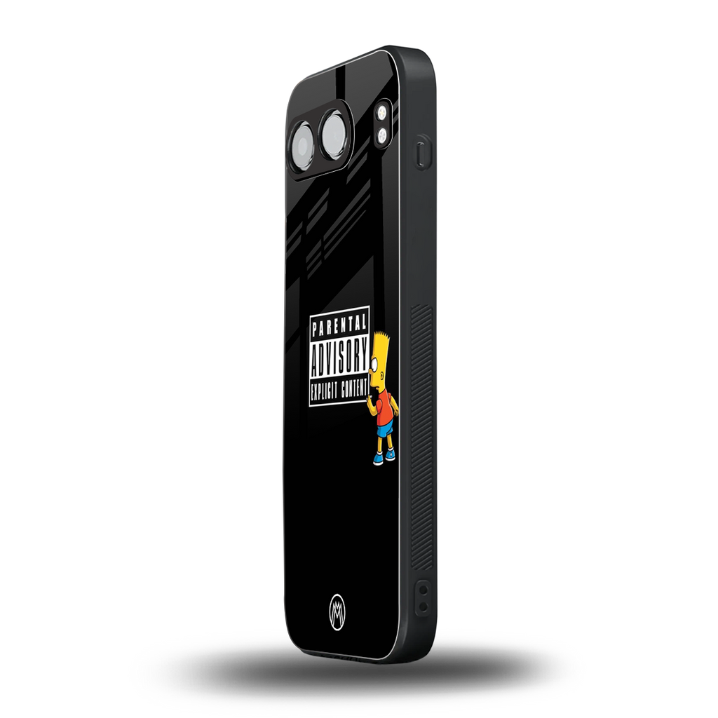 advisory back phone cover | glass case for oneplus nord 4