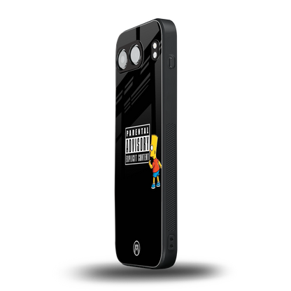 advisory back phone cover | glass case for oneplus nord 4