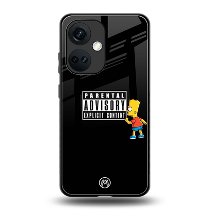 advisory back phone cover | glass case for oneplus nord ce 3