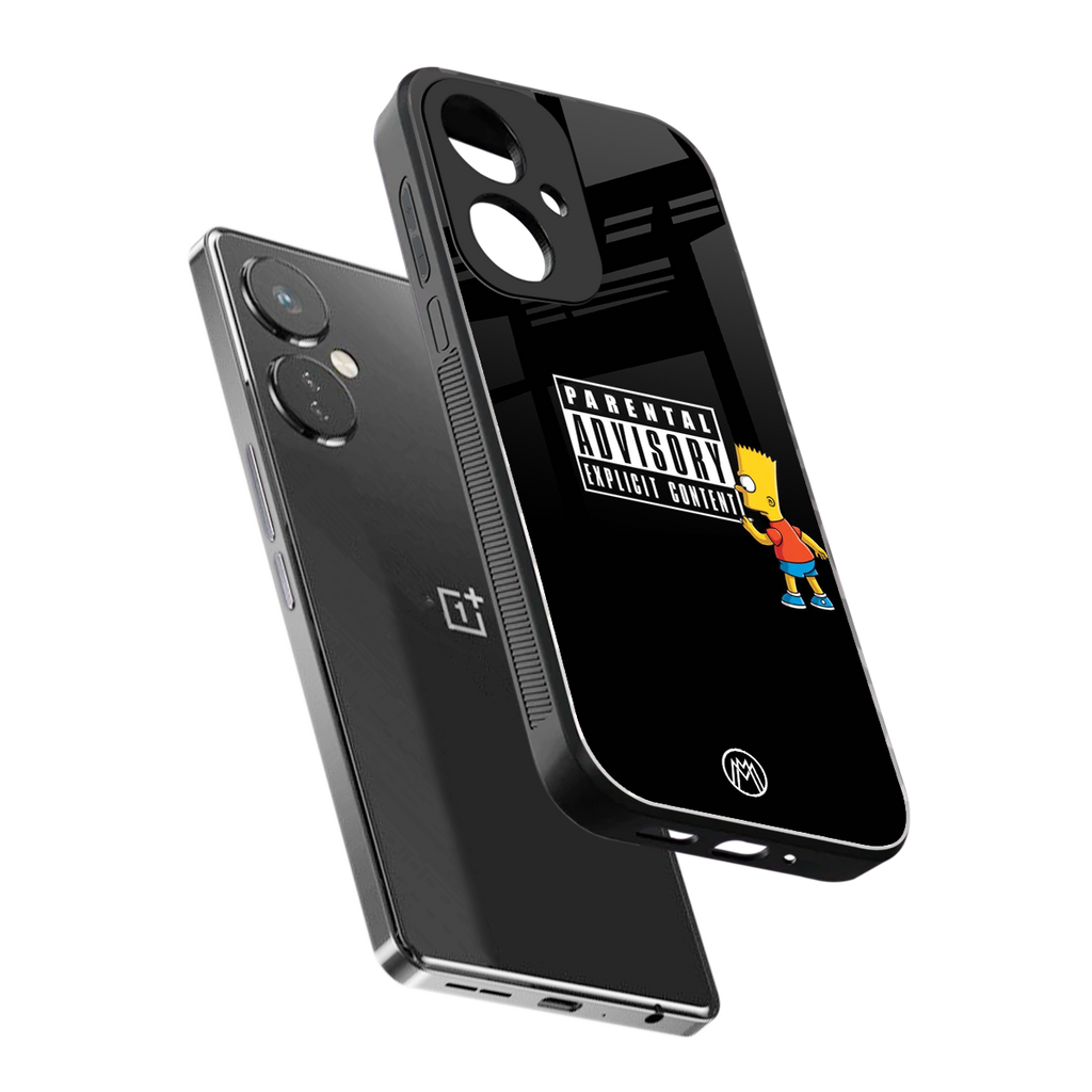advisory back phone cover | glass case for oneplus nord ce 3