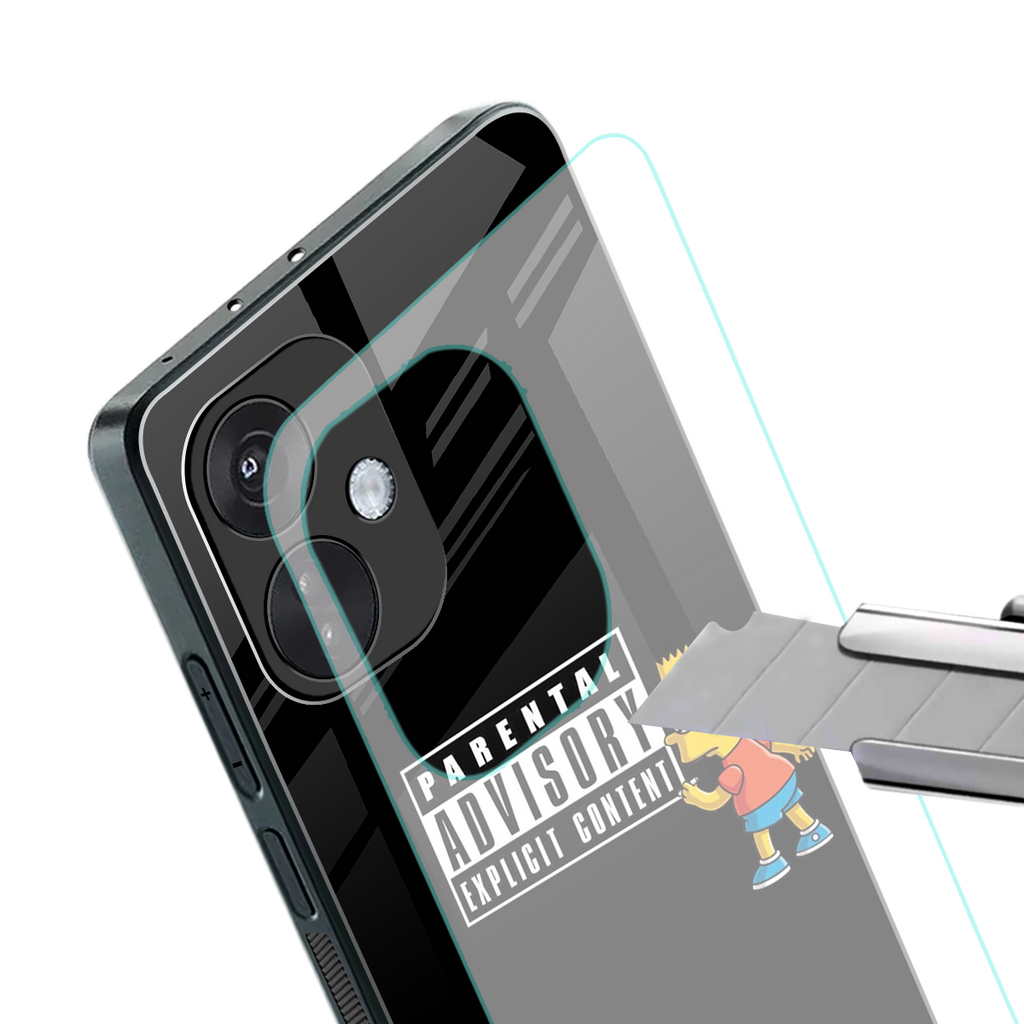 advisory back phone cover | glass case for oneplus nord ce 3