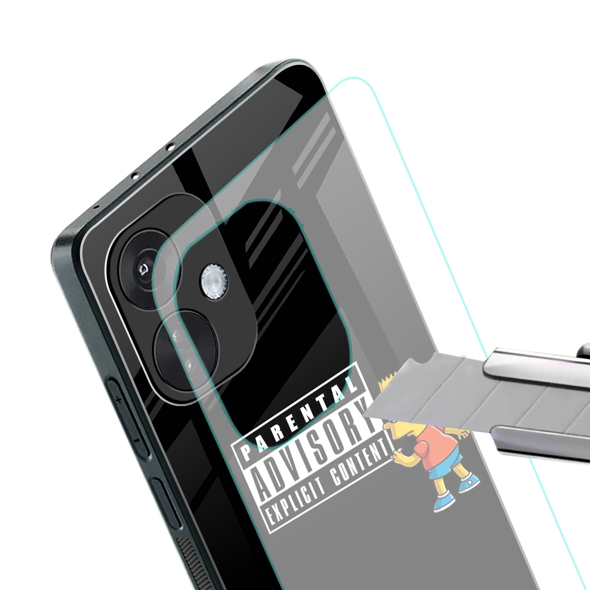 advisory back phone cover | glass case for oneplus nord ce 3