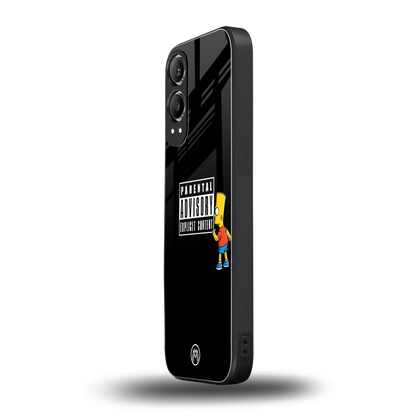 advisory back phone cover | glass case for oneplus nord ce 4 lite