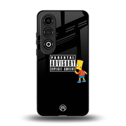 advisory back phone cover | glass case for oneplus nord ce 4