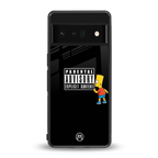 advisory back phone cover | glass case for google pixel 6 pro