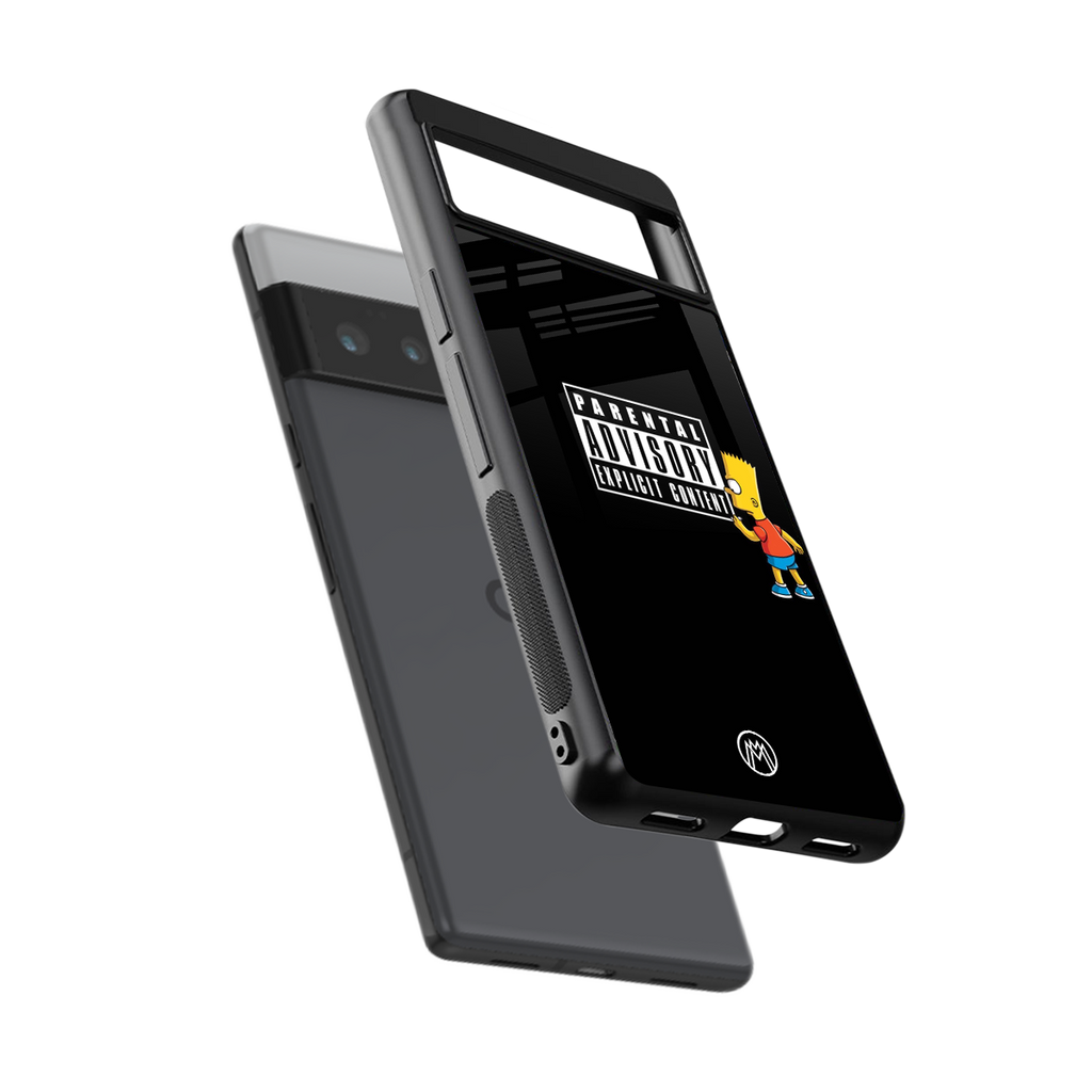 advisory back phone cover | glass case for google pixel 6 pro