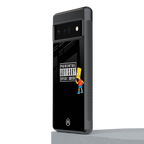 advisory back phone cover | glass case for google pixel 6 pro