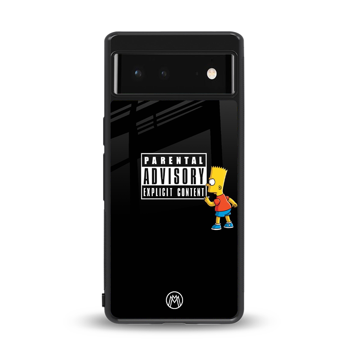 advisory back phone cover | glass case for Google Pixel 6A