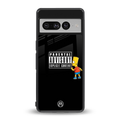 advisory back phone cover | glass case for google pixel 7 pro