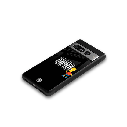 advisory back phone cover | glass case for google pixel 7 pro