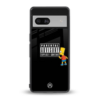 advisory back phone cover | glass case for Google Pixel 7A