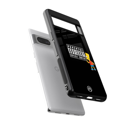 advisory back phone cover | glass case for Google Pixel 7A