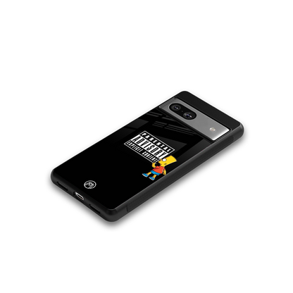 advisory back phone cover | glass case for Google Pixel 7A