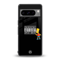 advisory back phone cover | glass case for google pixel 8 pro