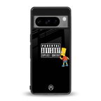advisory back phone cover | glass case for google pixel 8 pro
