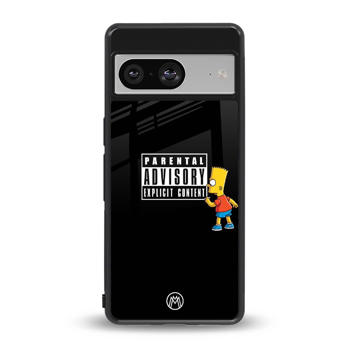 advisory back phone cover | glass case for Google Pixel 8