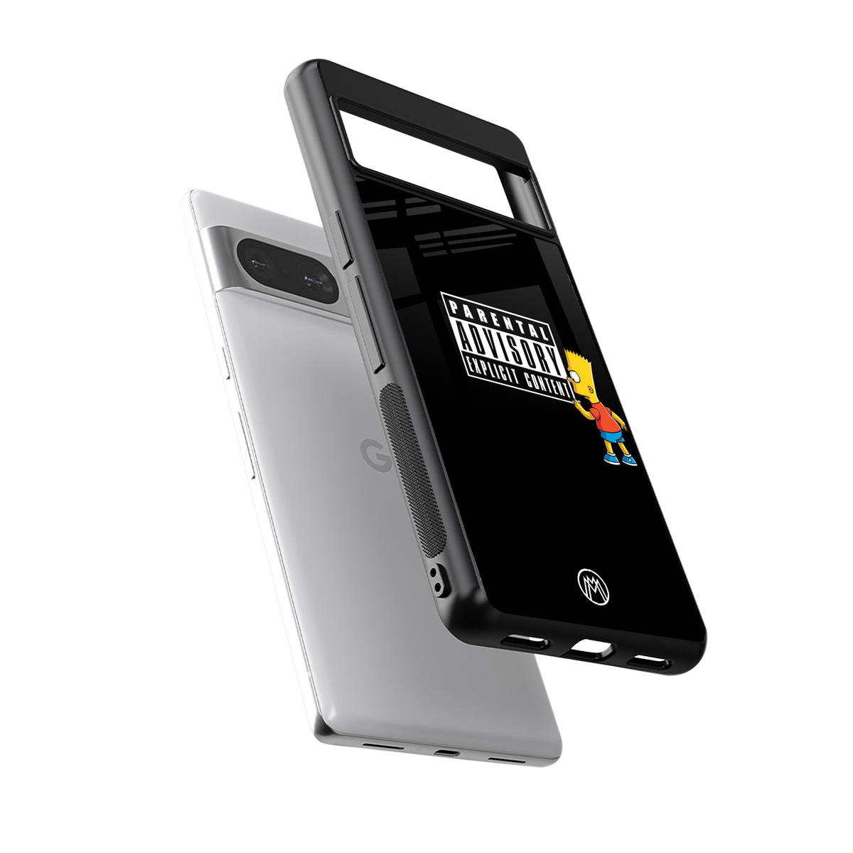 advisory back phone cover | glass case for Google Pixel 8