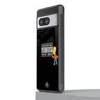 advisory back phone cover | glass case for Google Pixel 8
