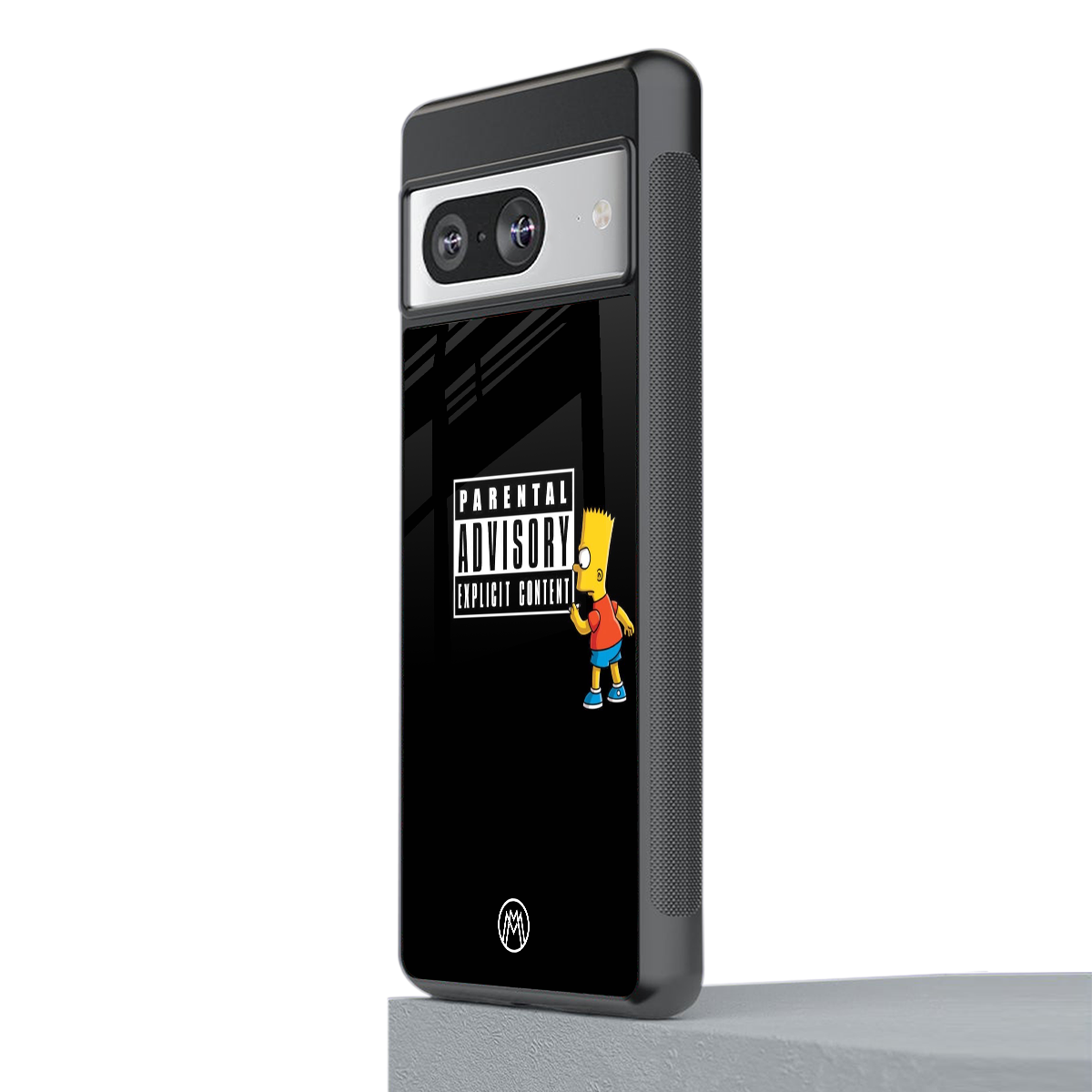 advisory back phone cover | glass case for Google Pixel 8