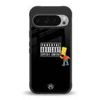 advisory back phone cover | glass case for google pixel 9 pro xl