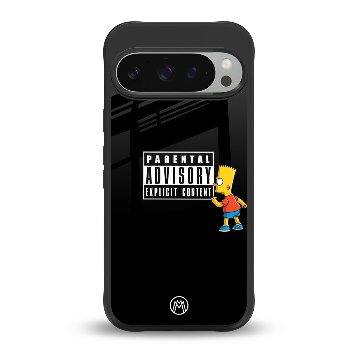advisory back phone cover | glass case for google pixel 9 pro xl