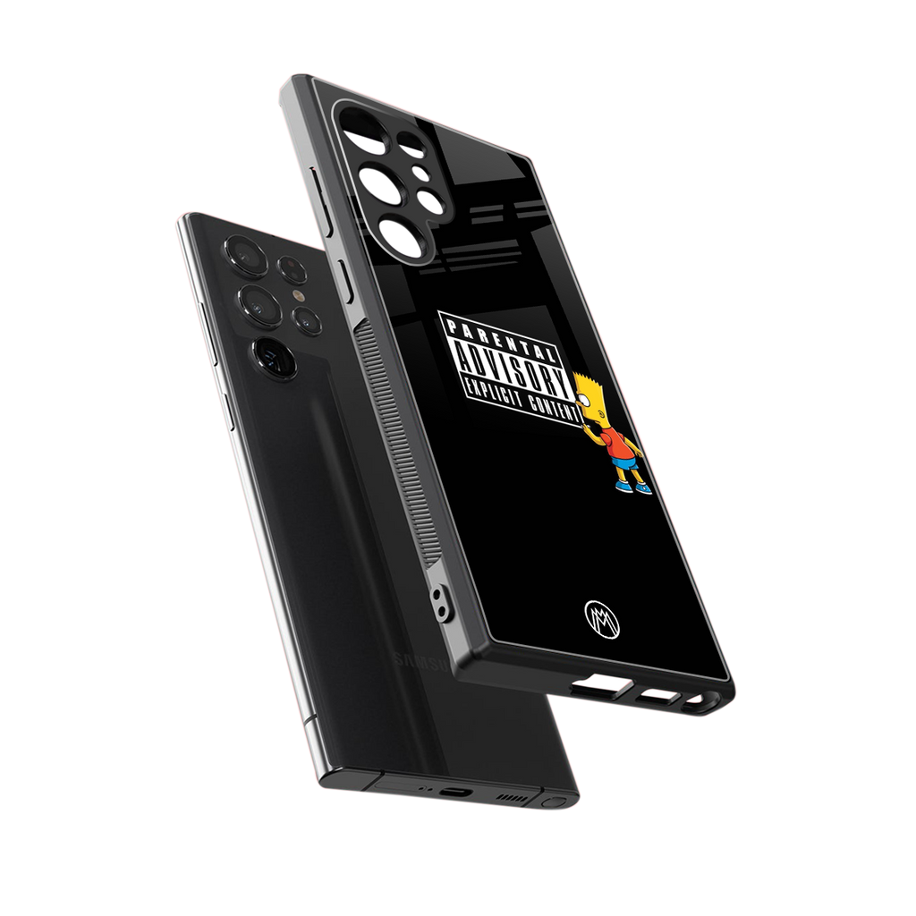 advisory back phone cover | glass case for samsung galaxy s23 ultra