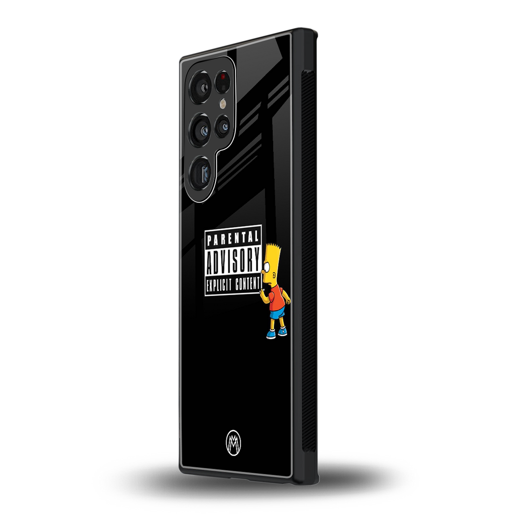 advisory back phone cover | glass case for samsung galaxy s24 ultra